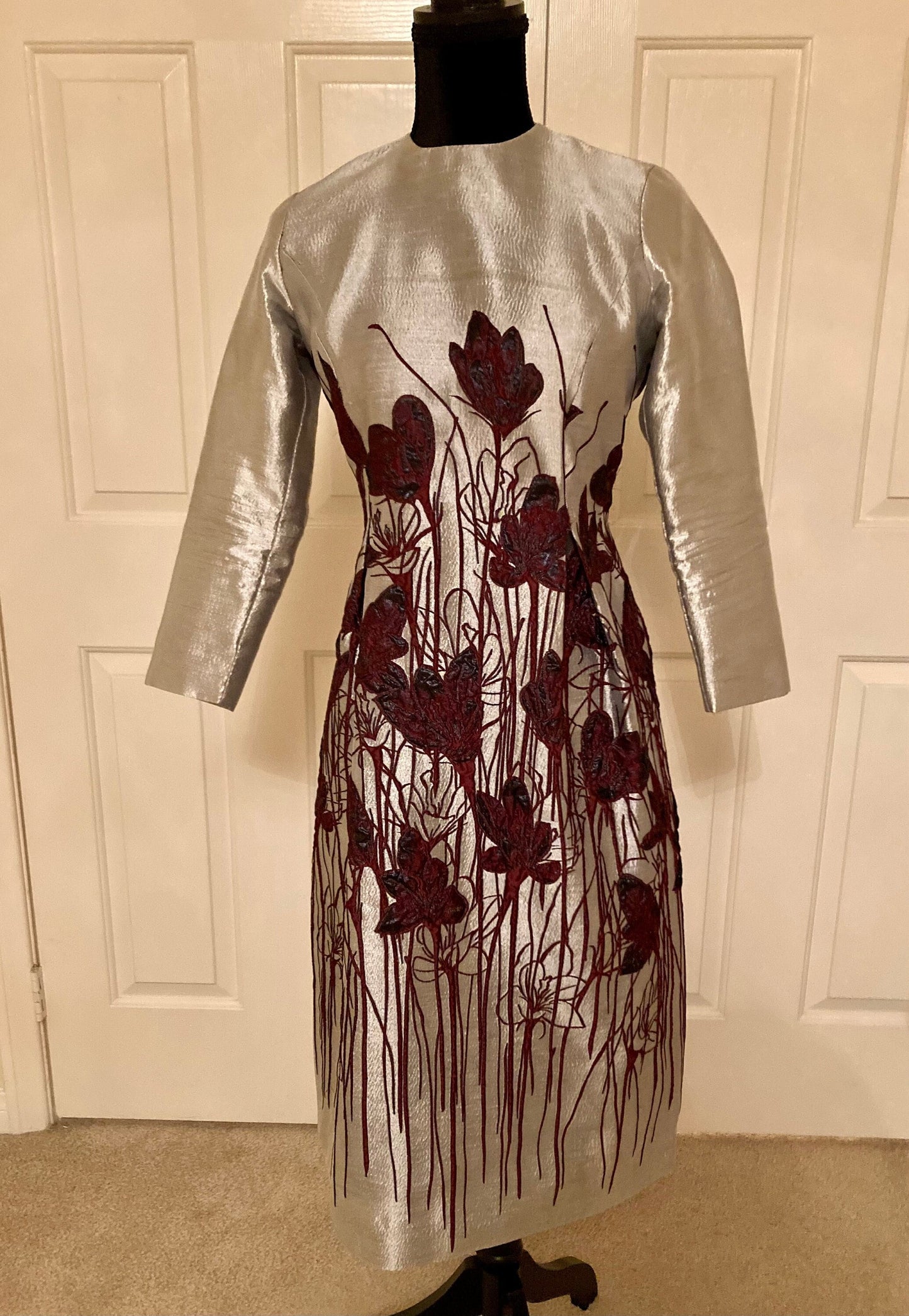 Pretty vintage 1980s metallic dress