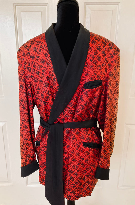 Suave vintage 30 s smoking jacket