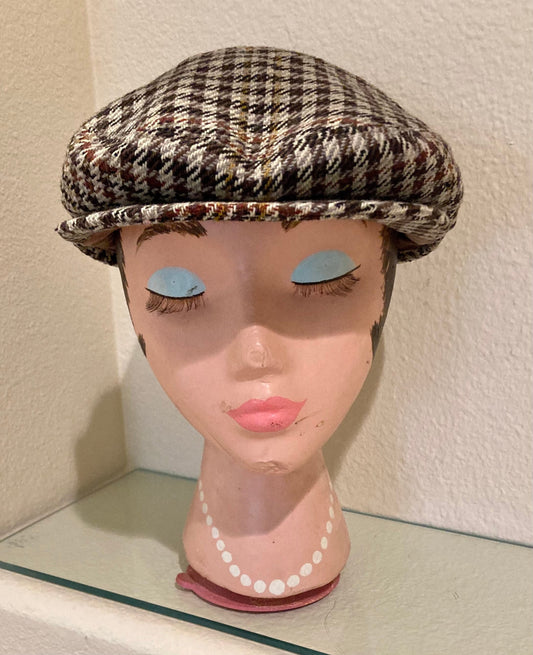 Antique 20s Newsie wool cap